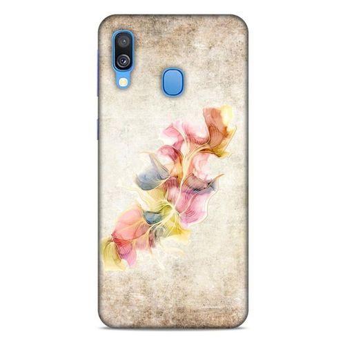 Samsung Galaxy A40 Kılıf Desenli Özel Seri Tüyler (21) Koruyucu Kapak