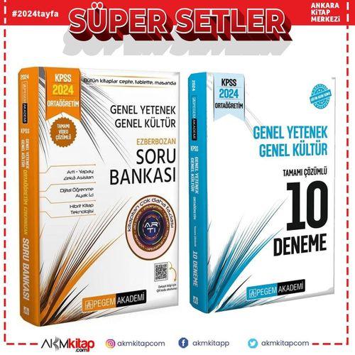 Pegem KPSS Ortaöğretim Lise Ezberbozan Soru Bankası ve Deneme Seti 2 Kitap