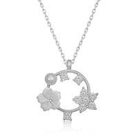 Lucky Life 925 Ayar Gumuss  Manolya Çiçeği Yıldız Lucky Life Lucky Life Kadın Kolye