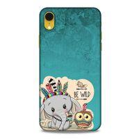 Animax Kızılderili Fil Baykuş Apple iPhone XR Kılıf Desenli Silikon