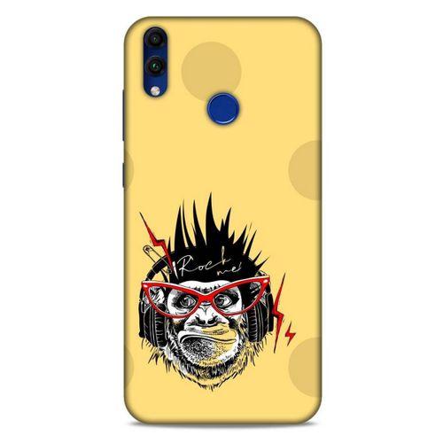 Animax Rockçı Maymun Huawei Honor 8C Kılıf Desenli Silikon
