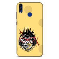 Animax Rockçı Maymun Huawei Honor 8C Kılıf Desenli Silikon