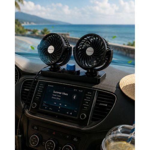 Araç İçi Fan 2 Kademeli Oynar Başlıklı Sessiz Oto Vantilatör