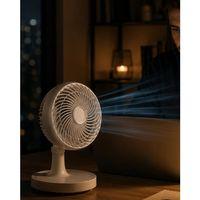 Masaüstü Mini Fan Sessiz Çalışan 2 Hızlı Otomatik Salınımlı Fan