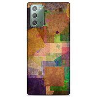 Lopard Samsung Galaxy Note 20 Uyumlu Kılıf Soyut Sanat (37) Baskılı Silicone Cover