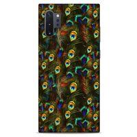 Samsung Galaxy Note 10 Plus Kılıf Desenli Özel Seri Tüyler (11) Tam Koruma