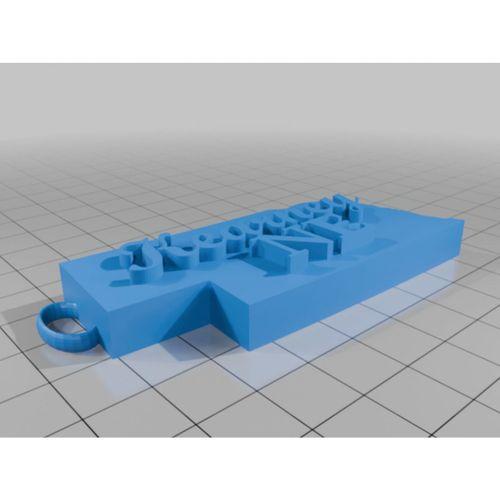 Şehir Adı Yazılabilir Nebraska Anahtarlık 3D Baskı (Bu ürün Sadece Plastik parçadır - Almadan Önce Soru Sorabilirsiniz)