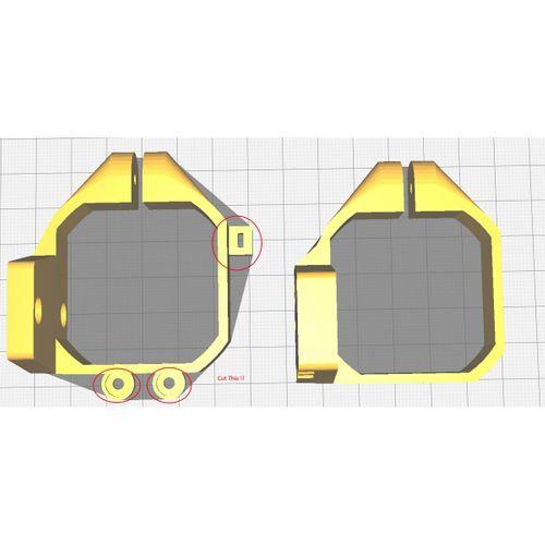 Geeetech i3 Extruder Mount Mod V2 MK8 - 5109100