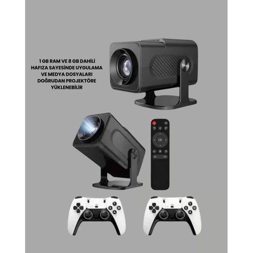 450 Ansı Lümen, 4k Destekli Kompakt Ev Projektörü