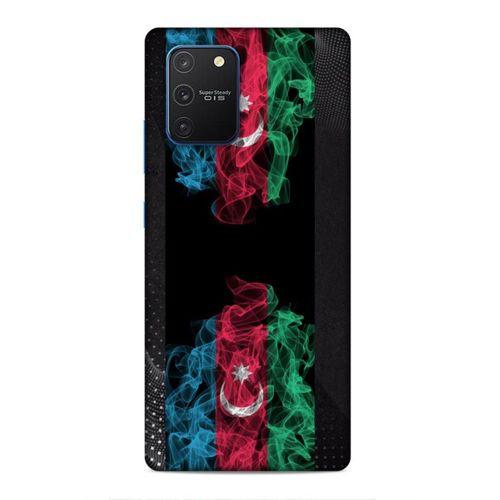 Samsung Galaxy S10 Lite Uyumlu Kılıf Azarbaijan (5) Koruma Kabı Azeri Bayrak İllustre
