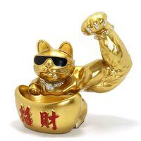 Polyester Şanslı Kedi Figürü