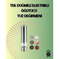 Pilli Otomatik Baharat Değirmeni Gıda Sınıfı Çelik Sessiz Öğütücü Alet