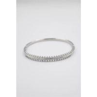 Taşlı Vip Bilezik - Gümüş