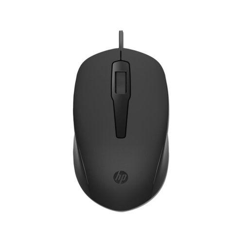 HP 150 240J6AA Siyah Kablolu Optik Kablolu Mouse 1600 DPI Optik Sensörlü