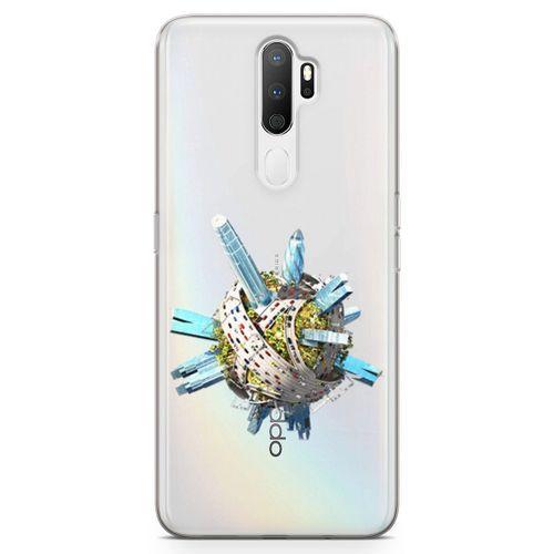 Oppo A5 2020 Kılıf Dubai Turu Arka Kapak Koruma Desenli Full Koruyucu
