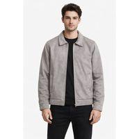 Erkek Siyah Regular Fit Mevsimlik Süet Spor Mont BGL-ST05013