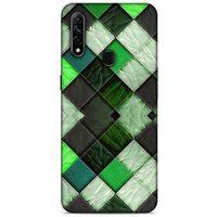 Oppo A31 Kılıf Patchwork (17) Tasarım Kılıf Fıstık Yeşili