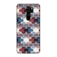 Xiaomi Redmi Note 8 Pro Uyumlu Kılıf Romans (7) Telefon Kılıfı Bordo Mavi