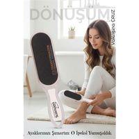 Peeling Çift Taraflı Ayak Törpüsü Nasır Giderici Ölü Deri Pedikür Aleti Solingen Professional