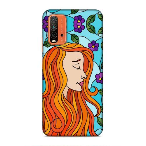 Xiaomi Redmi Note 9 4g Uyumlu Kılıf Face'X 14 Lansman Kılıf Turuncu Saç