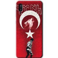 Samsung Galaxy A02 Kılıf Baskılı Kapak - Bozkurt Atam + 5D Tam Kaplayan Cam