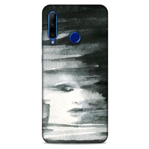 Huawei Honor 20 Lite Kılıf Depresyon (13) Silikon Kap Mor Turuncu