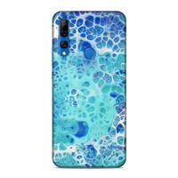 Huawei Y9 Prime 2019 Kılıf Mermer Su Arka Kapak Silikon Koruma Full Koruyucu