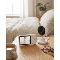 Sıcaklık Sensörlü Güvenli Bebek Kamerası İki Yönlü Ses