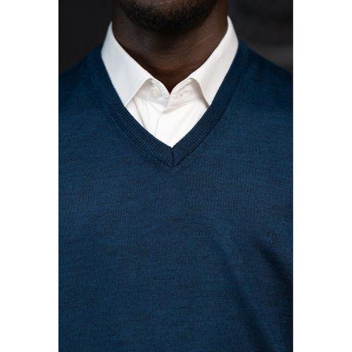 V Yaka Regular Fit Yünlü Kolsuz Triko Süveter