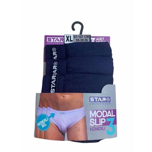 Star 109 Erkek 3'lü Modal Slip