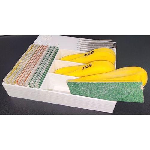 Zımpara Dosyası Seti Depolama Kutusu (Bu ürün Sadece Plastik parçadır - Almadan Önce Soru Sorabilirsiniz)
