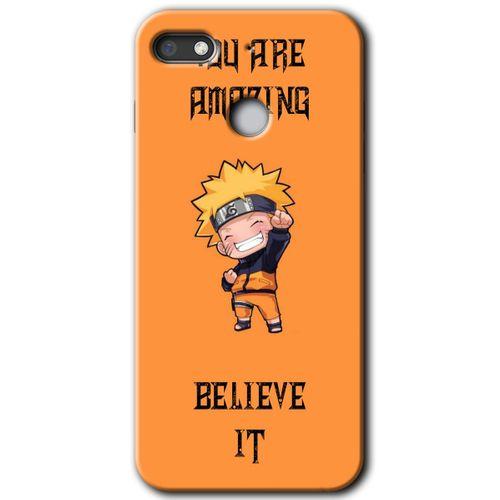 MRCİLETİSİM General Mobile GM 8 Go Kılıf HD Desen Baskılı Arka Kapak + Temperli Cam - Kendine İnan