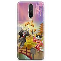 Xiaomi Redmi Poco X2 Kılıf Geyşa Kediler Arka Kapak Koruma Desenli Full Koruyucu