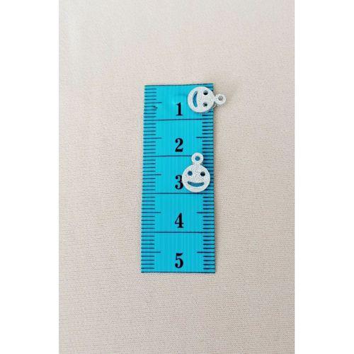 Oya Abiye Bileklik Kolye Pleksi Metalik Plastik Pul Gümüş Renk 24 gram 255 adet - BNC585