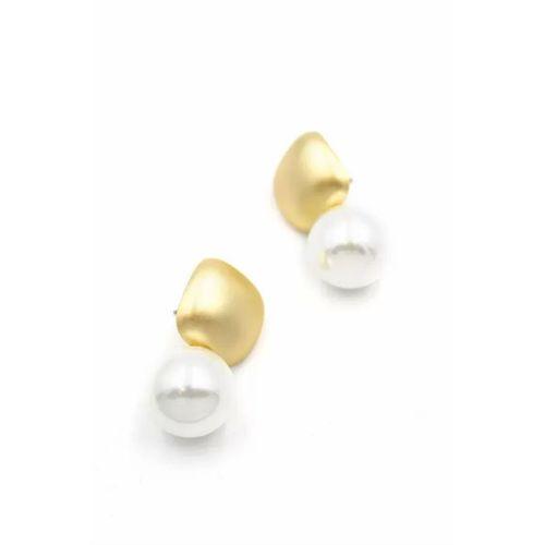 İncili Küpe - Altın