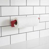 Kırmızı Peçete Askısı Mutfak Duvar Tipi Peçetelik Organizer