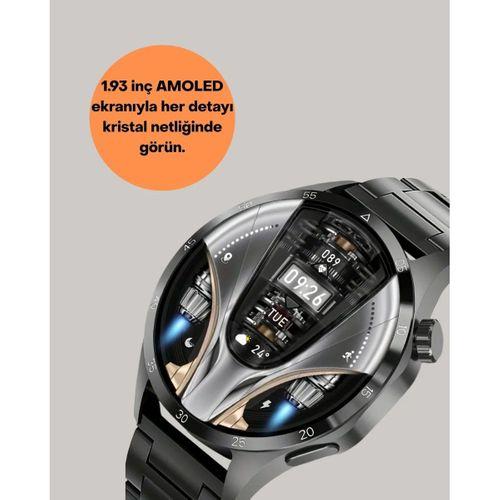 Şık Metal Kasa Ve Değiştirilebilir Kordonlarla Sw80 Smartwatch
