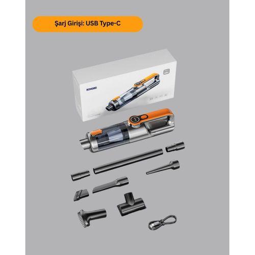 Şarjlı Kablosuz El Süpürgesi Yüksek Emiş Güçlü Ve Çok Başlıklı