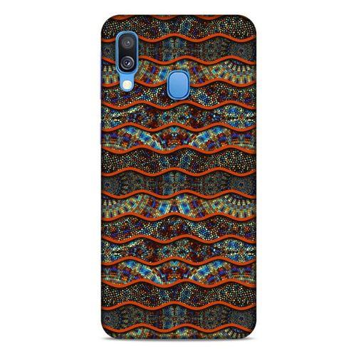 Samsung Galaxy A40 Kılıf Baskılı Özel Seri Taşlı (35) Fit Design Kılıf