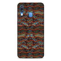 Samsung Galaxy A40 Kılıf Baskılı Özel Seri Taşlı (35) Fit Design Kılıf