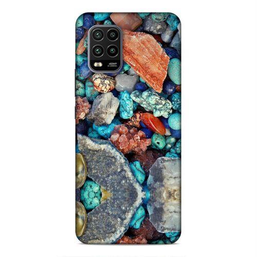 Xiaomi Mi 10 Lite Kılıf Pebbles Taşlı Arka Kapak Silikon Koruma Full Koruyucu