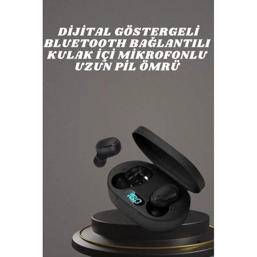 Bluetooth Kulaklık Tws Yüksek Ses Kaliteli Kesintisiz Dijital Göstergeli Kulaklık