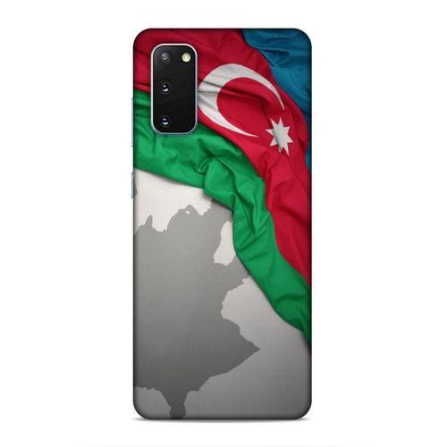 Samsung Galaxy S20 Uyumlu Kılıf Azarbaijan (9) Kılıf Kumaş Bayrak