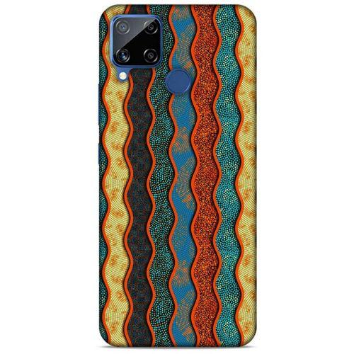 Oppo Realme C15 Kılıf Baskılı Özel Seri Taşlı (42) Rugged Armor Kılıf