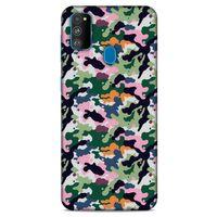 Kamuflaj 06 Samsung Galaxy M30s Kılıf Silikon Kapak