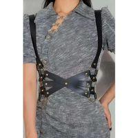 Giysi Üzeri Giyilebilir Omuzdan Askılı Çok Sıralı Bel Kemeri - Brf1187