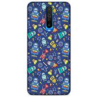 Retro (7) Desen Telefon Kılıfı Renkli Xiaomi Redmi K30 Kılıf