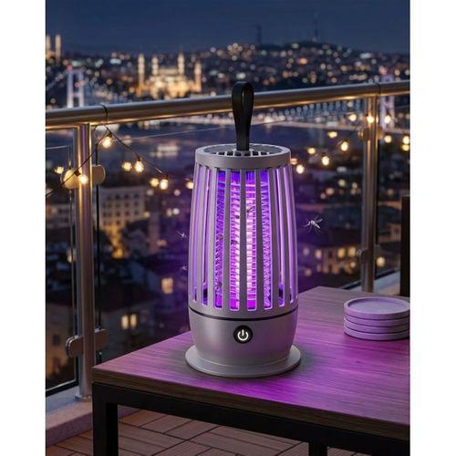 Elektrikli Sivrisinek Öldürücü Lamba Uv Işıklı Sessiz Çalışma Geniş Etki Alanı