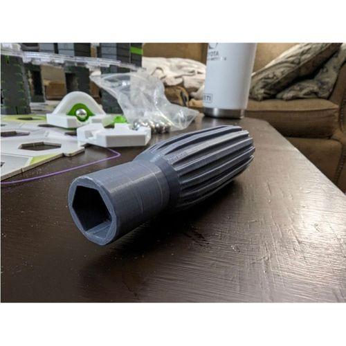 Modüler Hextraction Tahtası için Somun Sürücü STL (Bu ürün Sadece Plastik parçadır - Almadan Önce Soru Sorabilirsiniz)
