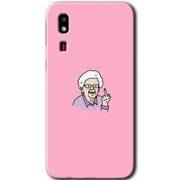 Potkal Hediye Fabrikası Samsung Galaxy A2 Core Kılıf HD Desen Baskılı Arka Kapak - Bad Grandmother